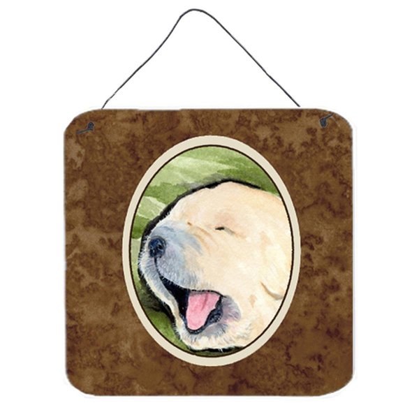 Micasa Golden Retriever Aluminium Metal Wall Or Door Hanging Prints MI233574